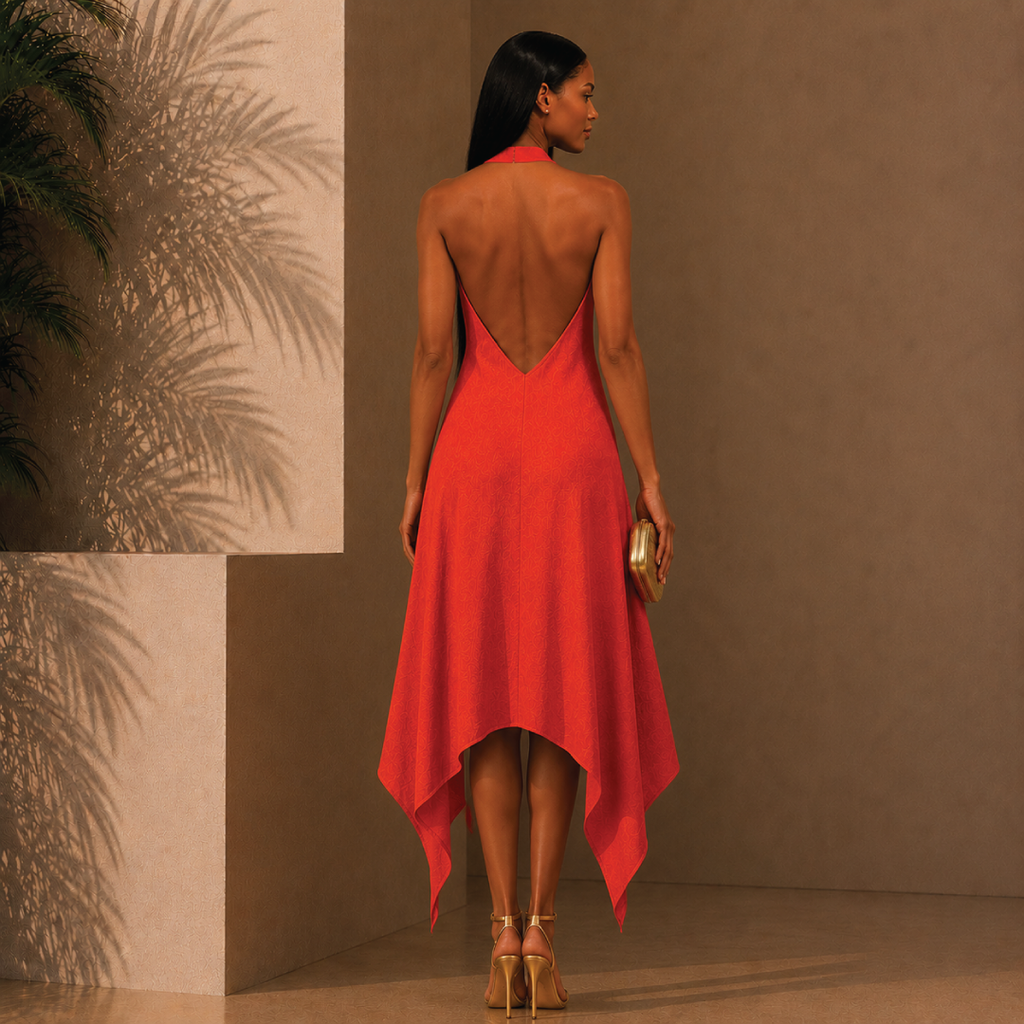 The Riviera Dress | Blood Orange