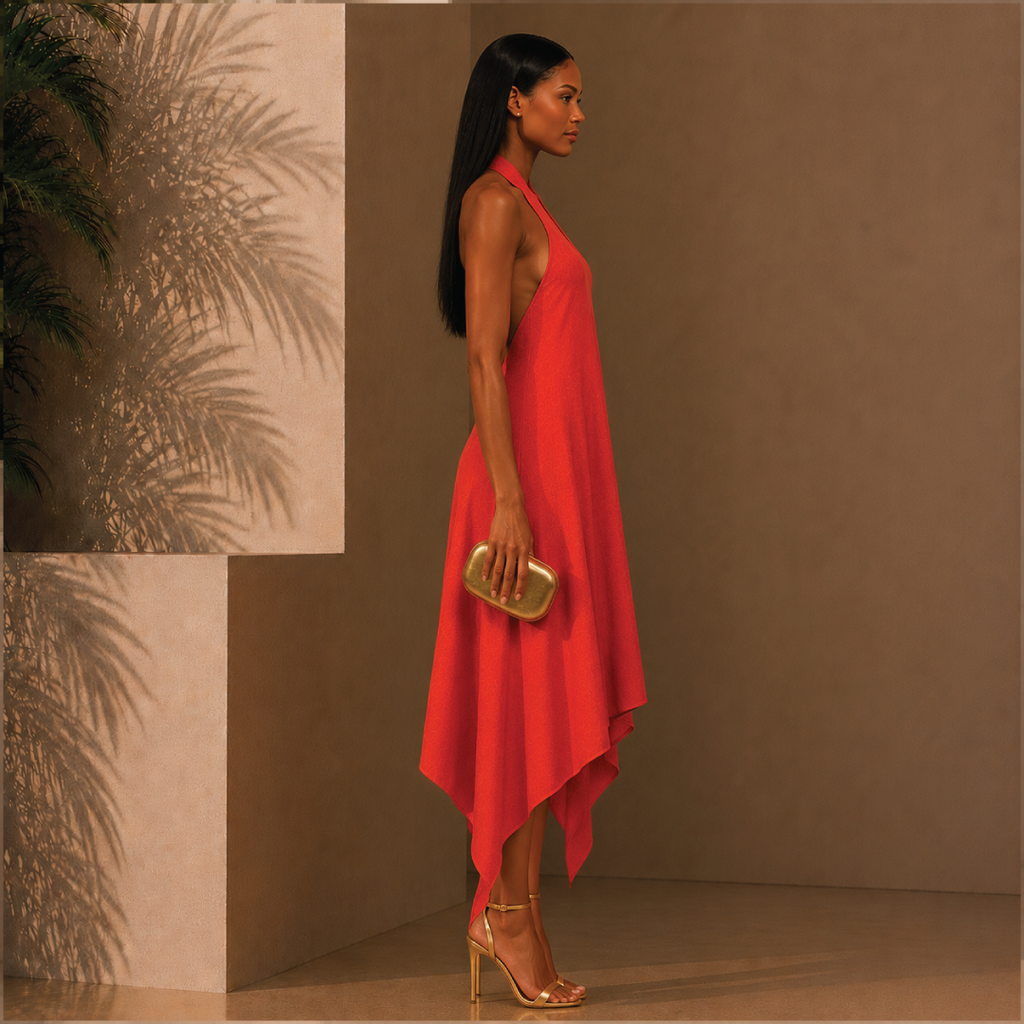 The Riviera Dress | Blood Orange