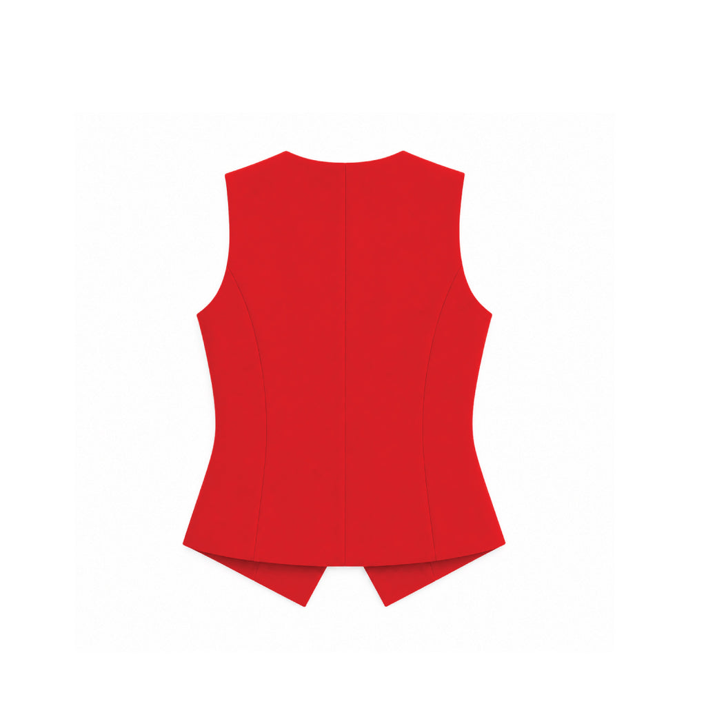 Blood Orange Tailored Vest