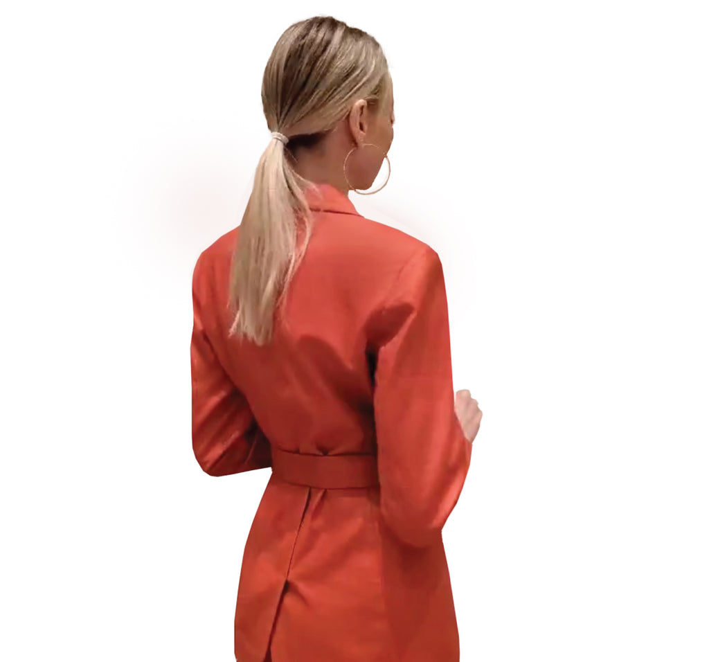 Self Belted Blazer and Trouser Suit "pre-order"