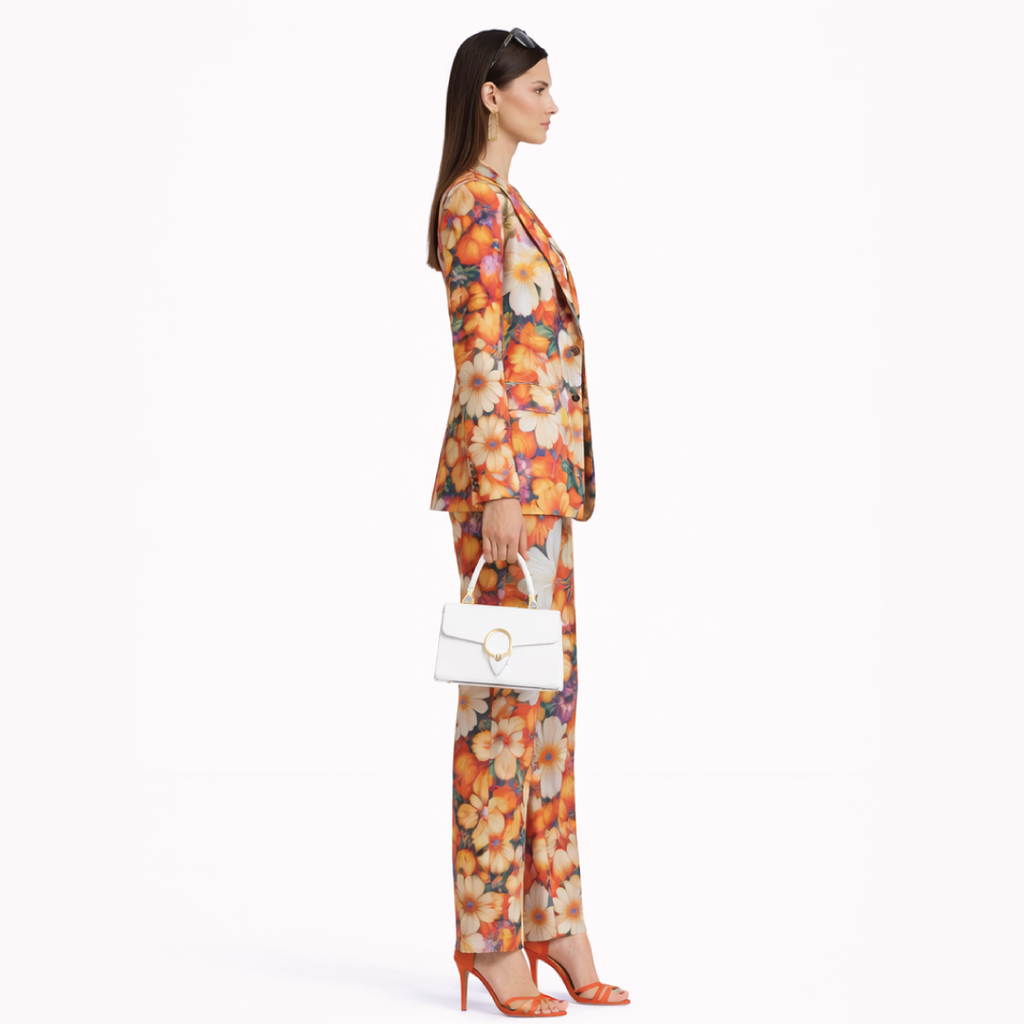 Italian Floral Tailored Suit