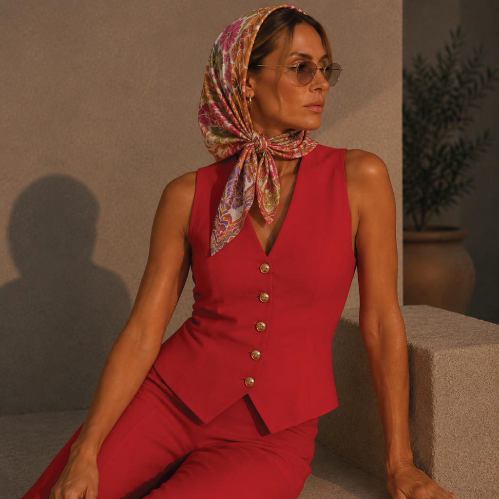 Blood Orange Tailored Pant