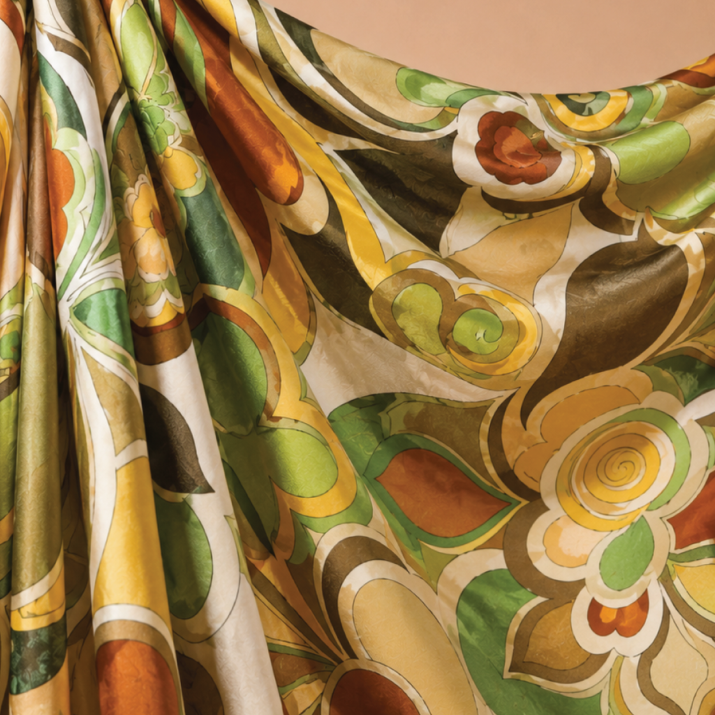 Sunlit Mosaic Printed Ruana