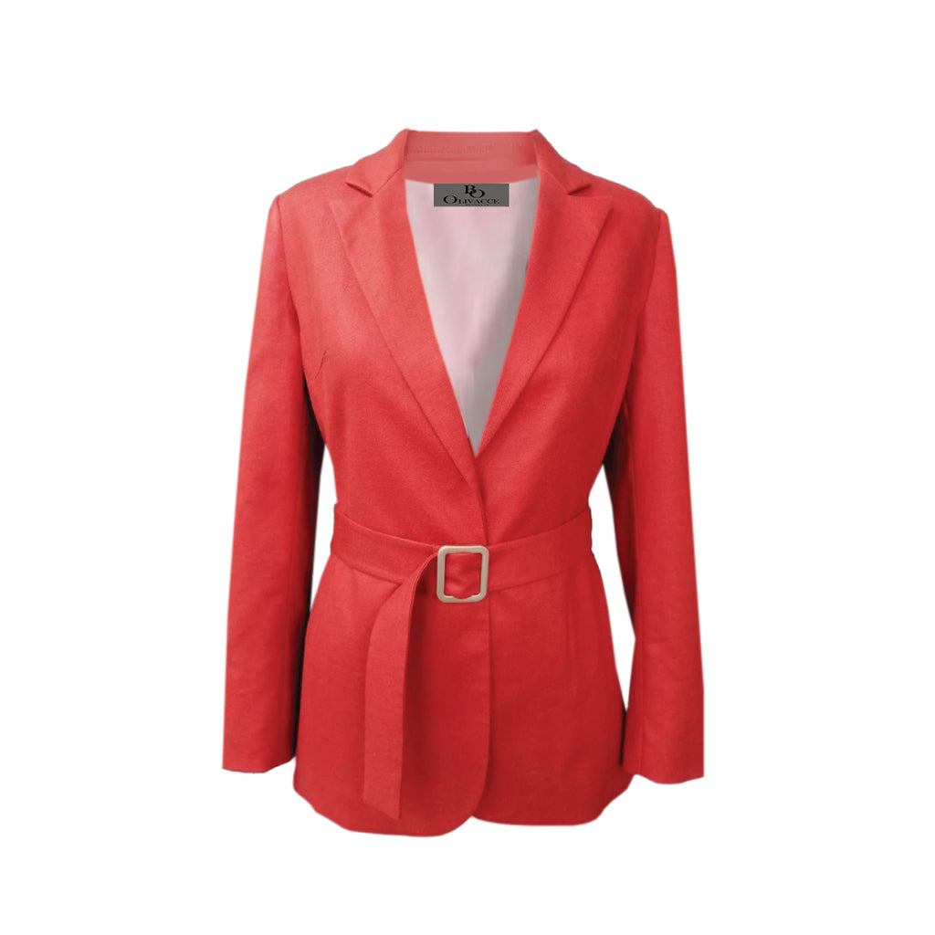 Self Belted Blazer and Trouser Suit "pre-order"