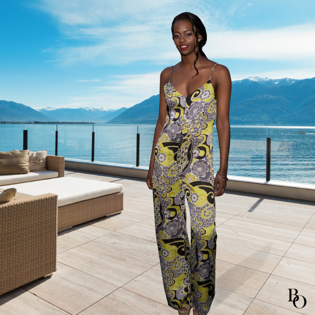 Paisley Green Jumpsuit