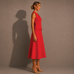 Blood Orange Tailored Vest