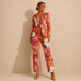 Italian Floral Tailored Suit