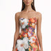 Italian Floral Spaghetti Strap Maxi Dress