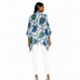 Peacock Mirage Silk Ruana