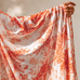 Peach Toile Silk Ruana