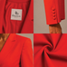 Blood Orange Belted Tailored Suit