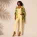 Sunlit Mosaic Printed Ruana