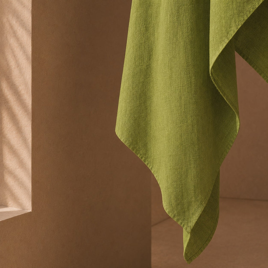 The Riviera Dress | Palm Green Linen