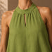 The Riviera Dress | Palm Green Linen