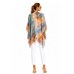 Italian Silk Printed Ruana