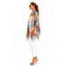 Italian Silk Printed Ruana