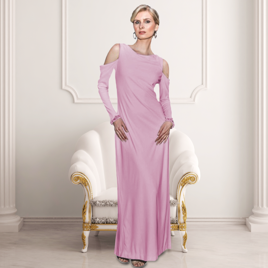 BELLA COLD SHOULDER GOWN Beverley Olivacce