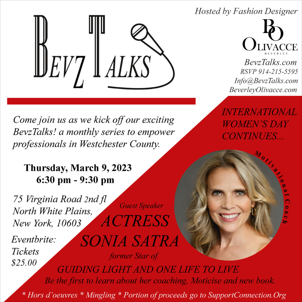 International Women's Day Continues... with Bevz Talks. Westchester County, NY